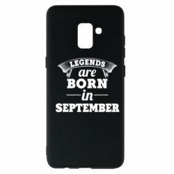 Чехол для Samsung A8+ 2018 Legends are born in September - PrintSalon