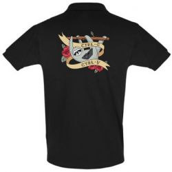 Мужское поло Lenivets with a laptop - PrintSalon