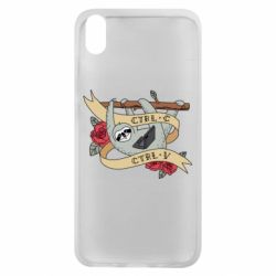 Чехол для Xiaomi Redmi 7A Lenivets with a laptop - PrintSalon