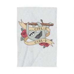 Полотенце с принтом Lenivets with a laptop - PrintSalon