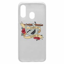 Чехол для Samsung A40 Lenivets with a laptop - PrintSalon