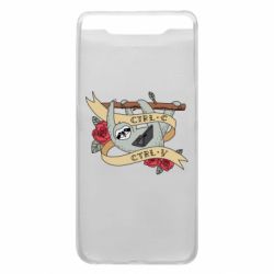 Чехол для Samsung A80 Lenivets with a laptop - PrintSalon