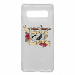 Чехол для Samsung S10 Lenivets with a laptop - PrintSalon