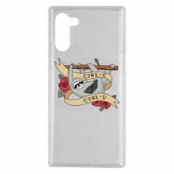 Чехол для Samsung Note 10 Lenivets with a laptop - PrintSalon