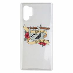 Чехол для Samsung Note 10 Plus Lenivets with a laptop - PrintSalon