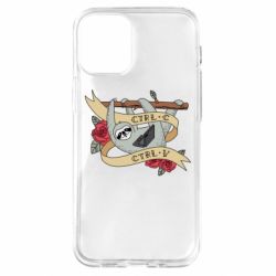 Чехол для iPhone 12 mini Lenivets with a laptop - PrintSalon