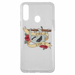 Чехол для Samsung A20s Lenivets with a laptop - PrintSalon