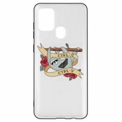 Чехол для Samsung A21s Lenivets with a laptop - PrintSalon