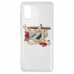 Чехол для Samsung A41 Lenivets with a laptop - PrintSalon