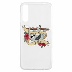 Чехол для Samsung A50 Lenivets with a laptop - PrintSalon