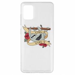 Чехол для Samsung A51 Lenivets with a laptop - PrintSalon