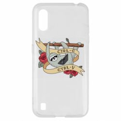 Чехол для Samsung A01/M01 Lenivets with a laptop - PrintSalon