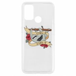 Чехол для Oppo A53/A32/A33 Lenivets with a laptop - PrintSalon