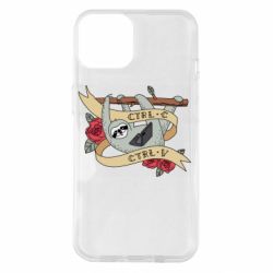 Чехол для iPhone 14 Lenivets with a laptop - PrintSalon