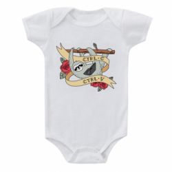 Детский бодик Lenivets with a laptop - PrintSalon