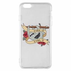 Чохол для iPhone 6 Plus/6S Plus Lenivets with a laptop-PrintSalon Чохол для iPhone 6 Plus/6S Plus Lenivets with a laptop