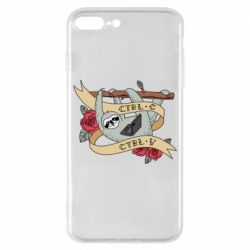 Чехол для iPhone 7 Plus Lenivets with a laptop - PrintSalon