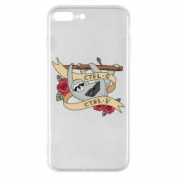 Чехол для iPhone 8 Plus Lenivets with a laptop - PrintSalon