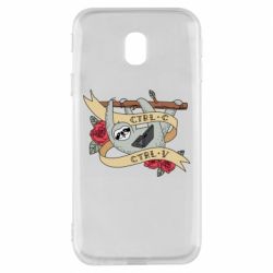 Чехол для Samsung J3 2017 Lenivets with a laptop - PrintSalon