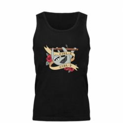 Мужская майка Lenivets with a laptop - PrintSalon