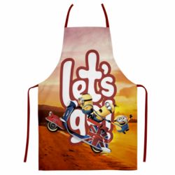 Фартук с 3D принтом LET'S GO MINIONS - PrintSalon