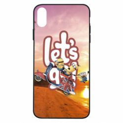 Чехол для iPhone Xs Max LET'S GO MINIONS - PrintSalon