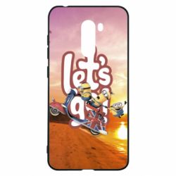 Чехол для Xiaomi Pocophone F1 LET'S GO MINIONS - PrintSalon