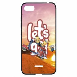 Чехол для Xiaomi Redmi 6A LET'S GO MINIONS - PrintSalon