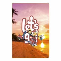 Блокнот с принто LET'S GO MINIONS - PrintSalon