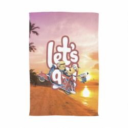 Полотенце с принтом LET'S GO MINIONS - PrintSalon