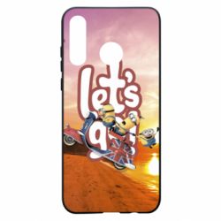Чехол для Huawei P30 Lite LET'S GO MINIONS - PrintSalon