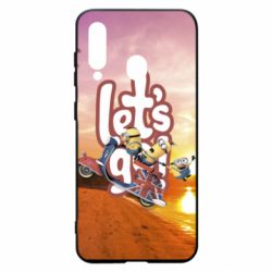 Чехол для Samsung A60 LET'S GO MINIONS - PrintSalon