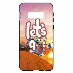 Чехол для Samsung S10e LET'S GO MINIONS - PrintSalon