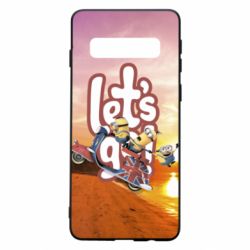 Чехол для Samsung S10 LET'S GO MINIONS - PrintSalon