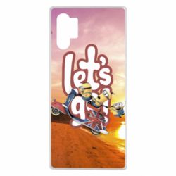 Чехол для Samsung Note 10 Plus LET'S GO MINIONS - PrintSalon