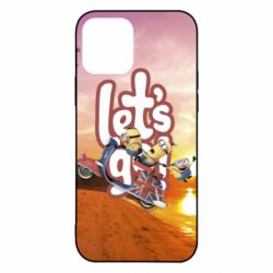 Чехол для iPhone 12 LET'S GO MINIONS - PrintSalon