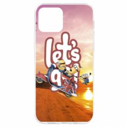 Чехол для iPhone 12 Pro LET'S GO MINIONS - PrintSalon