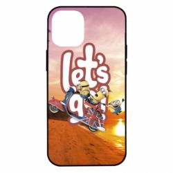 Чехол для iPhone 12 mini LET'S GO MINIONS - PrintSalon