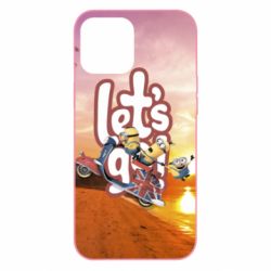 Чехол для iPhone 12 Pro Max LET'S GO MINIONS - PrintSalon