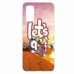 Чехол для Samsung S20 LET'S GO MINIONS - PrintSalon