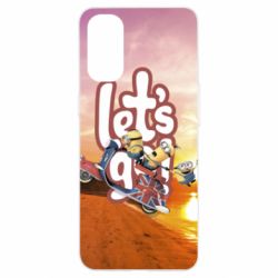 Чехол для Oppo Reno 4 LET'S GO MINIONS - PrintSalon