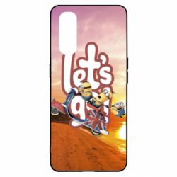 Чехол для Oppo Find X2 LET'S GO MINIONS - PrintSalon
