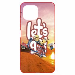 Чехол для Xiaomi Mi11 Lite LET'S GO MINIONS - PrintSalon