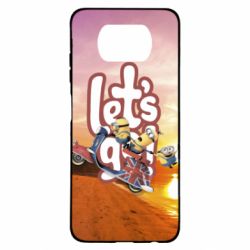 Чехол для Xiaomi Poco X3 LET'S GO MINIONS - PrintSalon