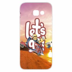 Чехол для Samsung A5 2017 LET'S GO MINIONS - PrintSalon