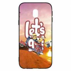 Чехол для Samsung J3 2017 LET'S GO MINIONS - PrintSalon