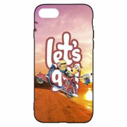 Чехол для iPhone SE 2022 LET'S GO MINIONS - PrintSalon