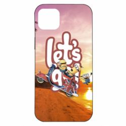 Чехол для iPhone 14 Plus LET'S GO MINIONS - PrintSalon