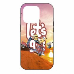 Чехол для iPhone 14 Pro LET'S GO MINIONS - PrintSalon