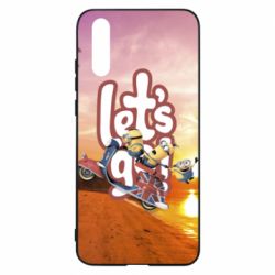 Чехол для Huawei P20 LET'S GO MINIONS - PrintSalon